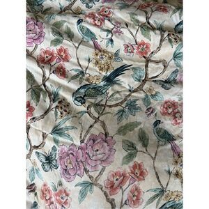 2 Waverly king pillowcase reversible stripe shams green tapestry trim 23"x37” zi